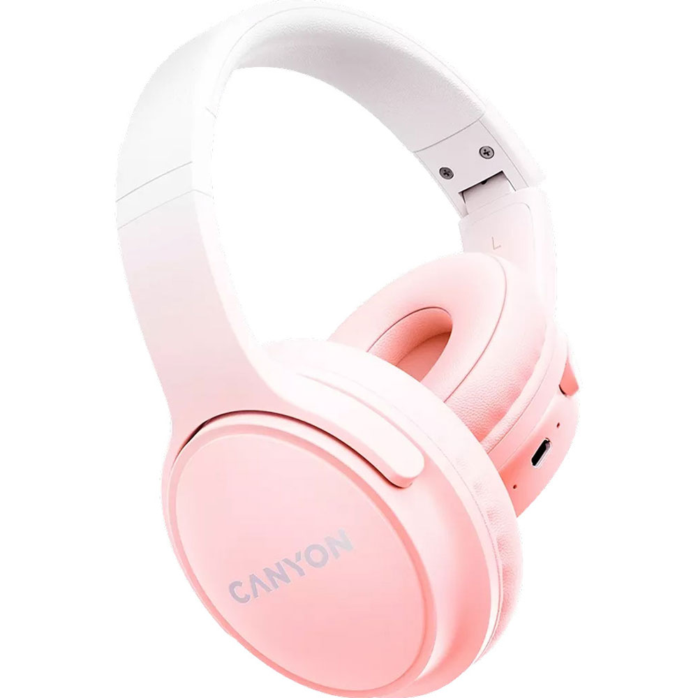 Гарнитура CANYON OnRiff 4 Bluetooth Pink (CNS-CBTHS4P) Вид гарнитура