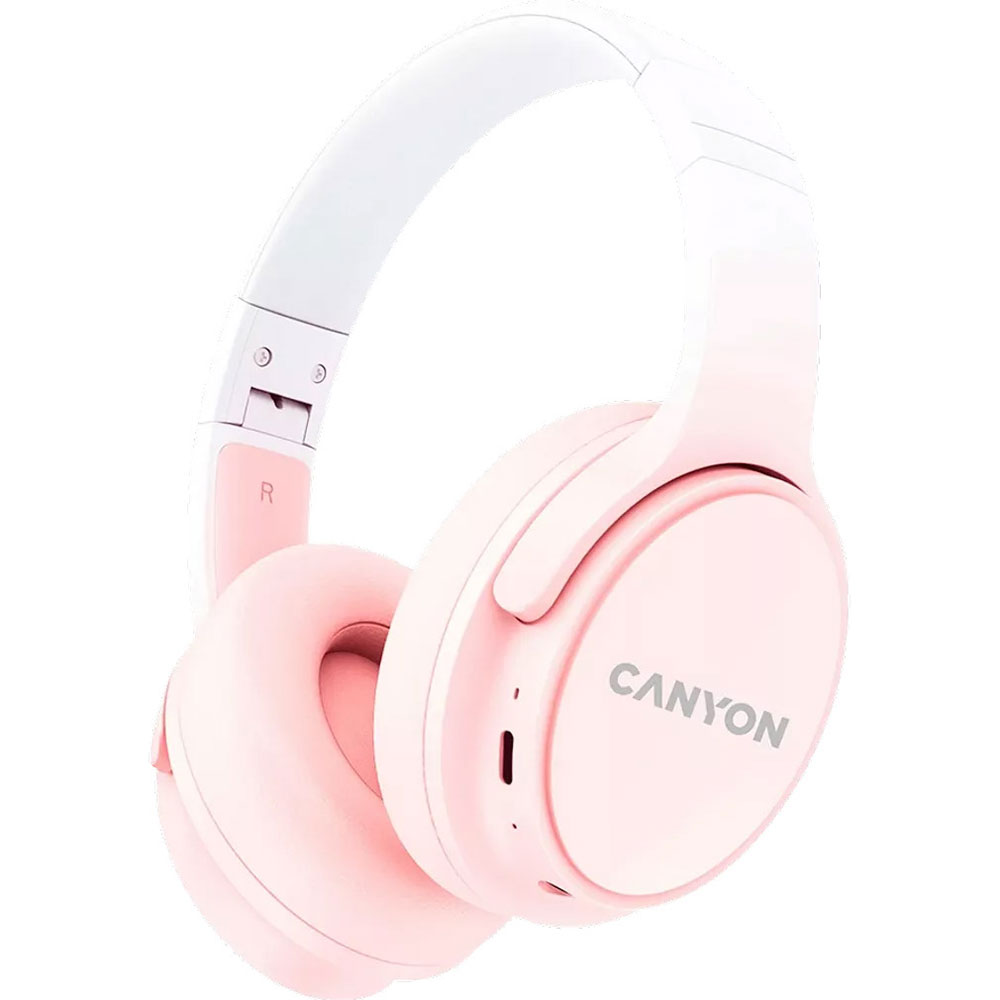 Гарнітура CANYON OnRiff 4 Bluetooth Pink (CNS-CBTHS4P) Додатково чіп Bluetooth: JL 7006, підтримка протоколів: A2DP, AVRCP, HSP, HFP, ємність акумулятора: 500 мАг