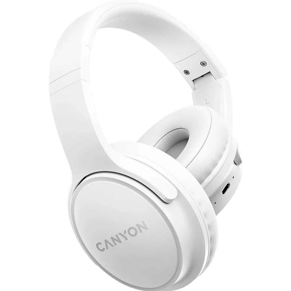 Гарнітура CANYON OnRiff 4 Bluetooth White (CNS-CBTHS4W) Додатково чіп Bluetooth: JL 7006, підтримка протоколів: A2DP, AVRCP, HSP, HFP, ємність акумулятора: 500 мАг