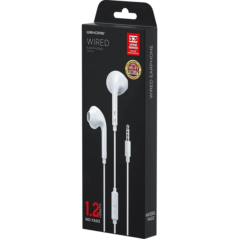 Гарнітура WK YA02 White (6941027616147) Кріплення без кріплення