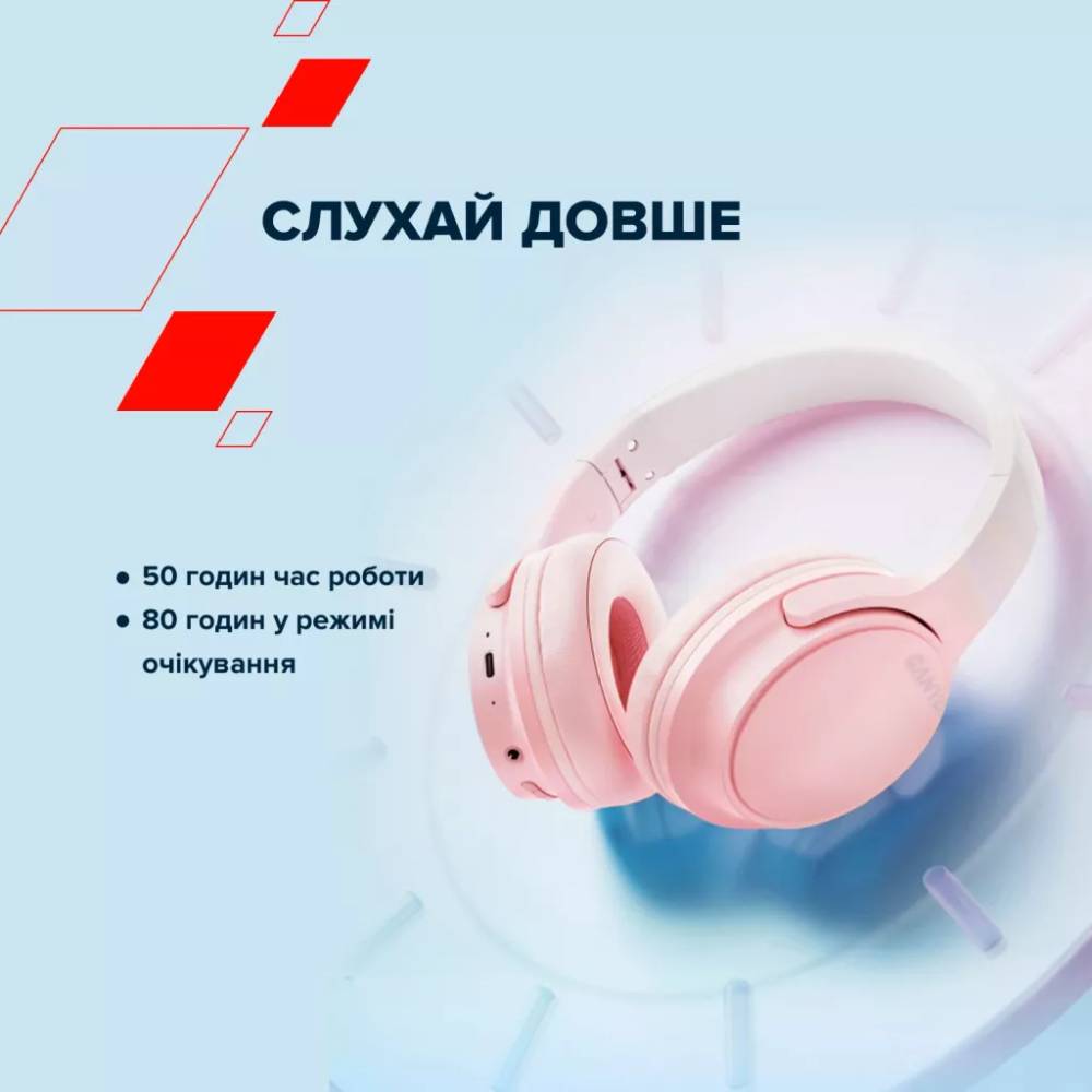 Зовнішній вигляд Гарнітура CANYON OnRiff 4 Bluetooth Black (CNS-CBTHS4B)