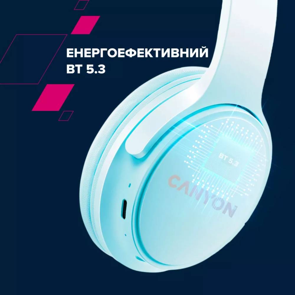 Огляд Гарнітура CANYON OnRiff 4 Bluetooth Black (CNS-CBTHS4B)