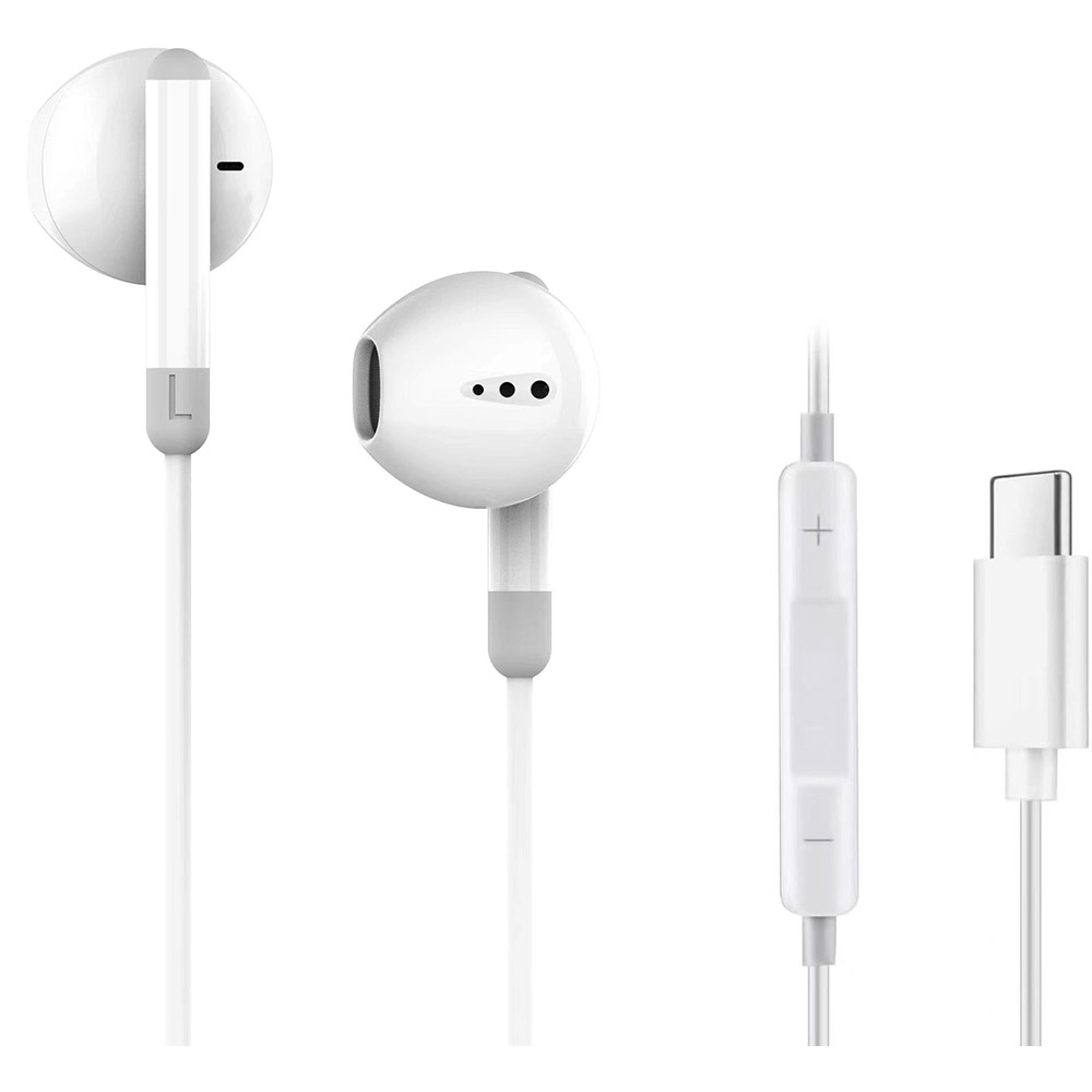 Гарнитура ERGO VM-730 Type-C Earphones White (VM-730W)