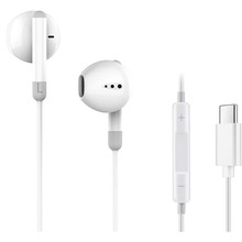 Гарнітура ERGO VM-730 Type-C Earphones White (VM-730W)