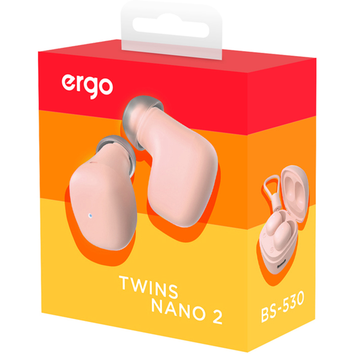 Фото Гарнітура ERGO BS-530 Twins Nano 2 Pink (BS-530P)