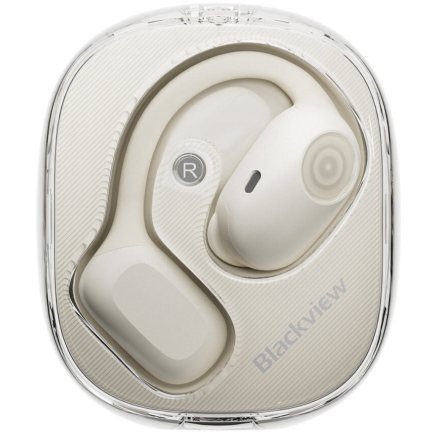 Гарнитура BLACKVIEW AirBuds 100 TWS White (BVAIRBUDS_100_WH) Крепление дужка (за ухо)