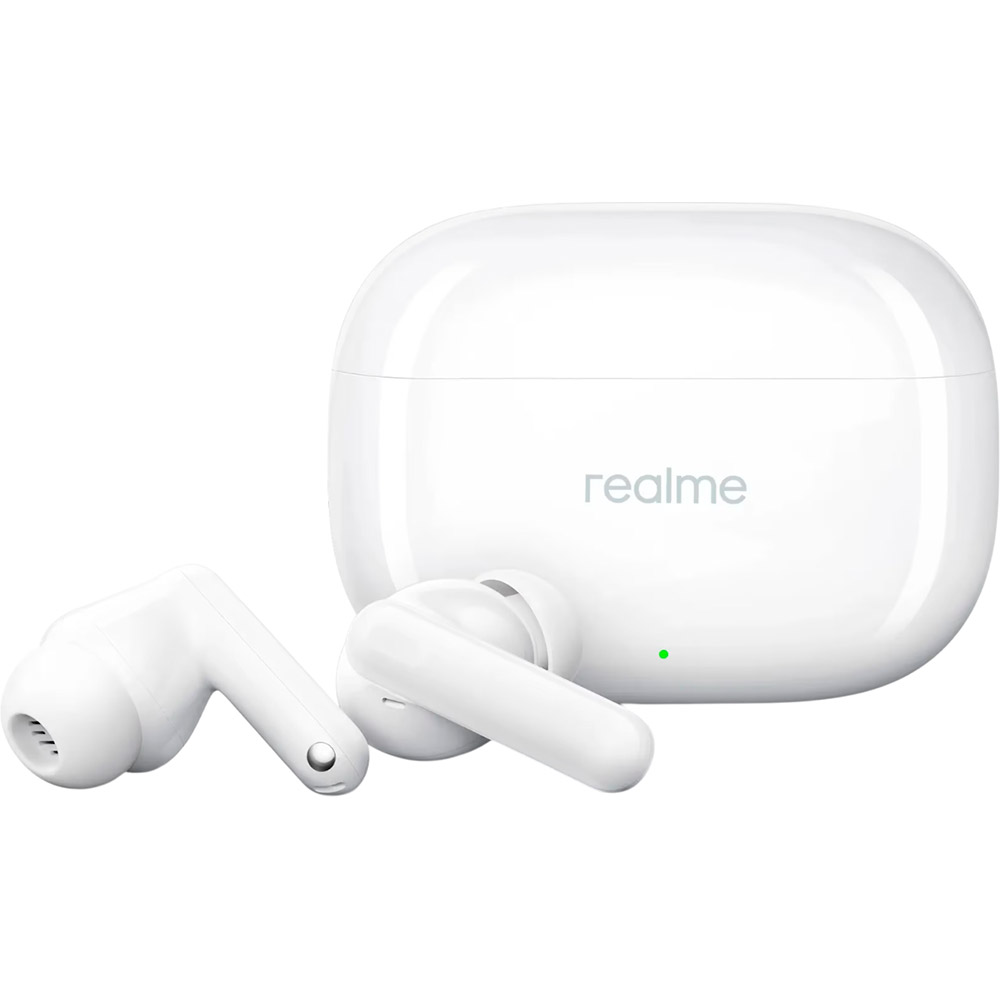 Гарнітура REALME Buds T300 Youth White (RMA2302) Додатково Bluetooth 5.3; 	Клас захисту: IP55; 360 просторовий звук; Акумулятор: навушник – 40 мАг; кейс-400 мАг;