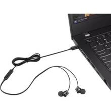 Гарнитура LENOVO USB-C Wired In-Ear Headphone (4XD1J77351)