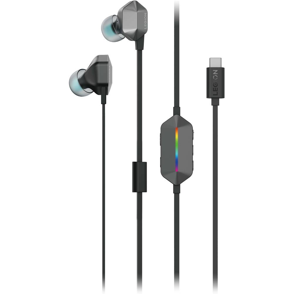 Гарнитура LENOVO Legion E510 7.1 RGB Gaming In-Ear (GXD1N40797) Вид гарнитура