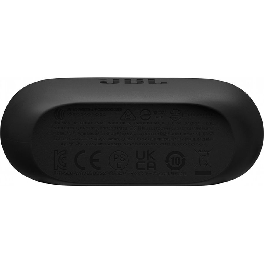 Гарнітура JBL WAVE BUDS 2 Black (JBLWBUDS2BLK) Конструкція внутрішньоканальні (у вушний канал)