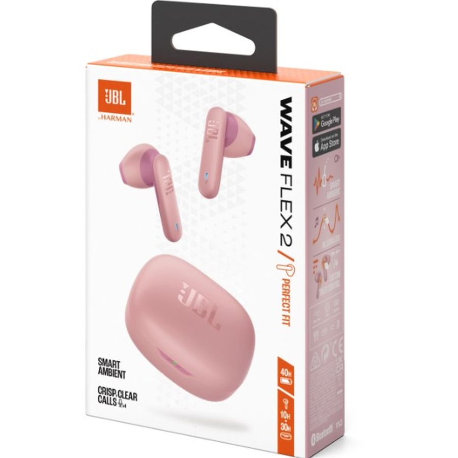 В Україні Гарнітура JBL WAVE FLEX 2 Pink (JBLWFLEX2PIK)