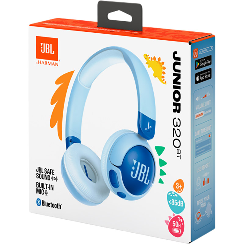 Заказать Гарнитура JBL JR320BT Blue (JBLJR320BTBLU)