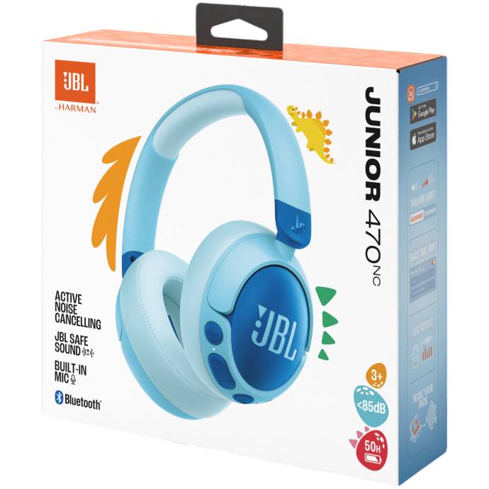 Фото Гарнітура JBL JR470NC Blue (JBLJR470NCBLU)