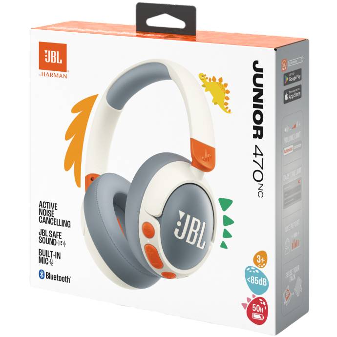 Фото Гарнітура JBL JR470NC White (JBLJR470NCWHT)