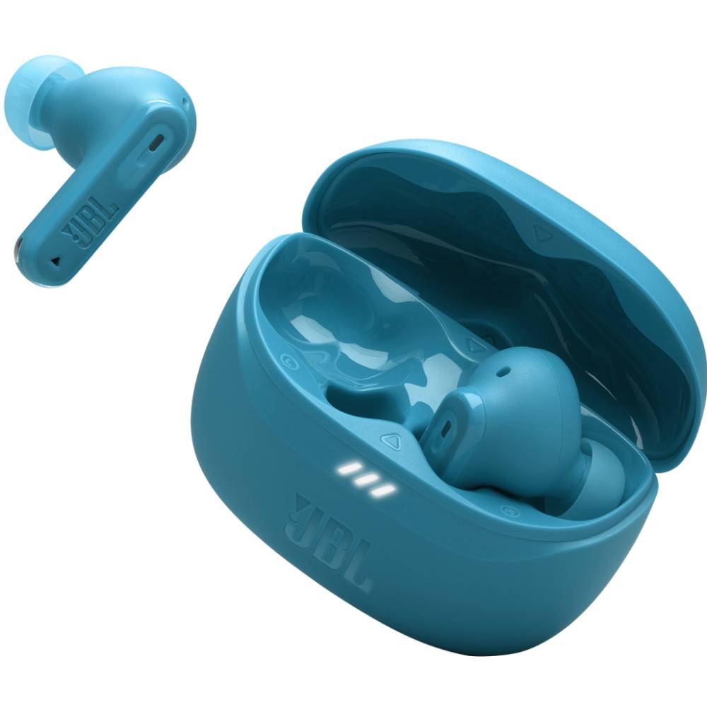 Гарнітура JBL TUNE BEAM 2 Turquoise (JBLTBEAM2TQE) Додатково IP54; Версія Bluetooth: 5.3; Lithium-ion акумулятор (65 mAh/3.85 V);