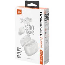 Гарнітура JBL TUNE BUDS 2 White (JBLTBUDS2WHT)