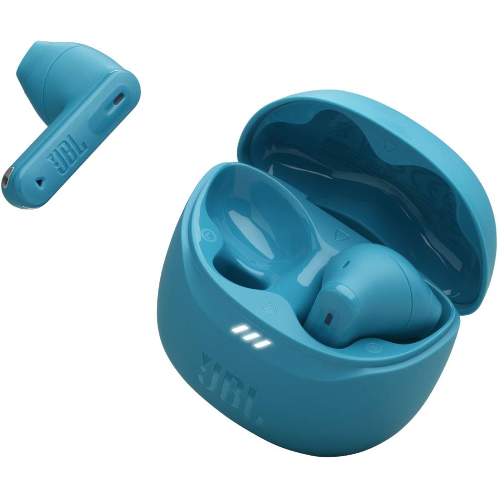 Гарнитура JBL TUNE FLEX 2 Turquoise (JBLTFLEX2TQE) Дополнительно IP54; Версия Bluetooth:5.3; Lithium-ion аккумулятор (55mAh/ 3.85V);