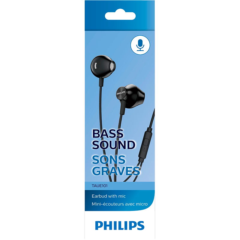 Гарнитура PHILIPS TAUE101 Black (TAUE101BK/00) Конструкция вкладыши (в ушную раковину)