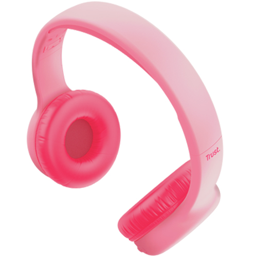 Гарнітура TRUST On-ear Nouna Kids Wireless Pink (25274_TRUST) Вид гарнітура