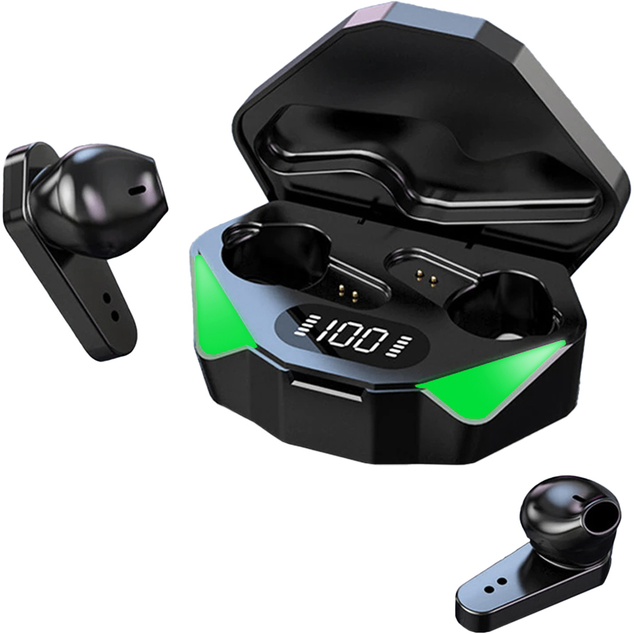 Гарнітура MEDIA-TECH Cobra Pro Assault TWS In-ear Wireless Gaming Black (MT3606) Конструкція вкладиші (у вушну раковину)