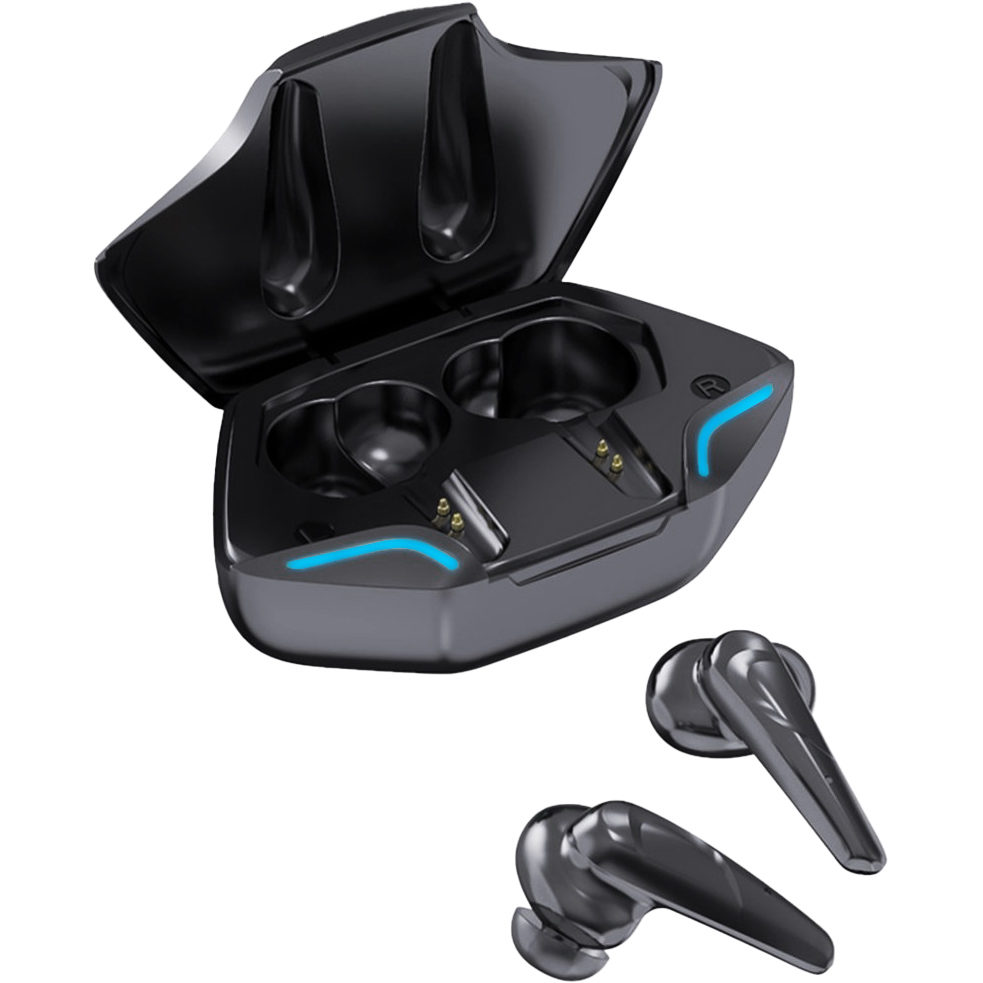 Гарнітура MEDIA-TECH Cobra Pro Rhoid In-ear Wireless Gaming Black (MT3607) Додатково Потужність/частота передачі: клас 2/2,4 ГГц, Енергозберігаючий інтерфейс Bluetooth V5.0+BR+EDR