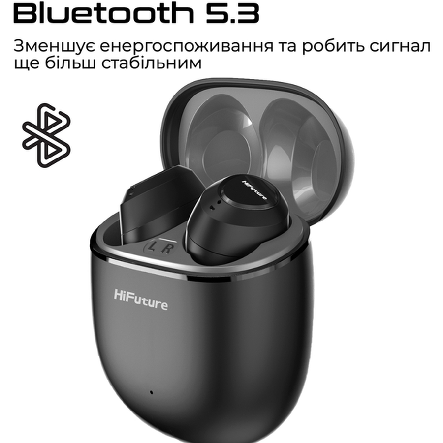 Гарнітура HIFUTURE olymbuds3 black Кріплення TWS (без дроту)