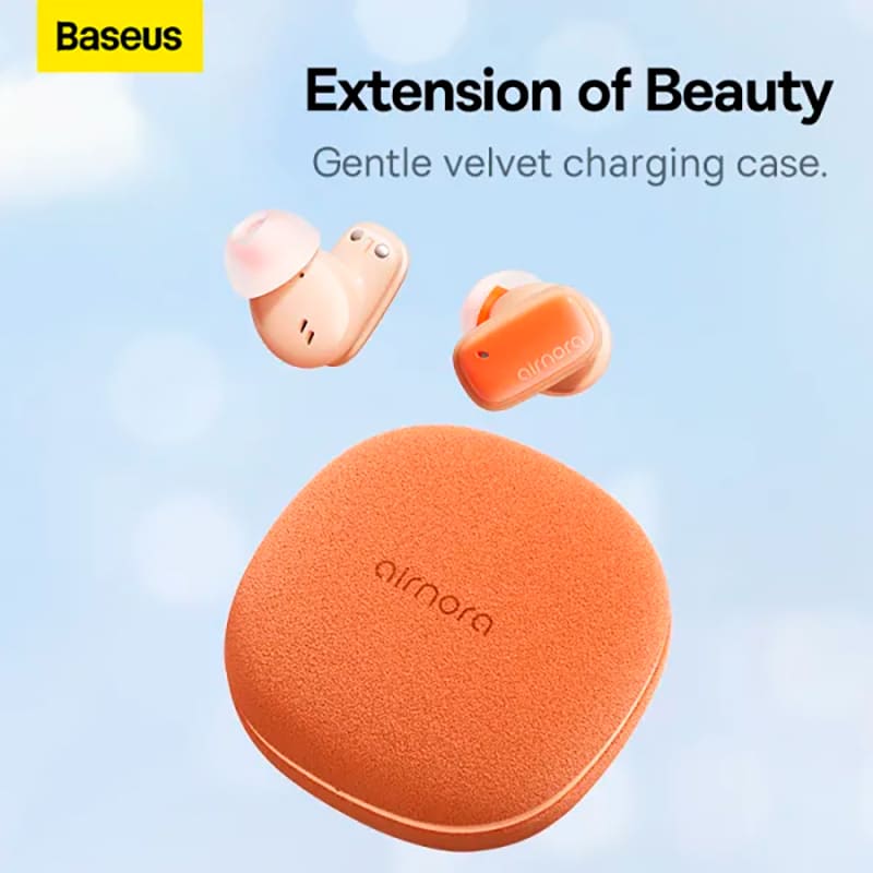 Фото Гарнитура BASEUS AirNora 2 Wireless Gradient Orange (NGTW320207)