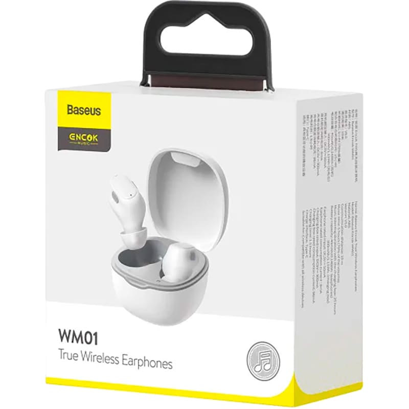 Заказать Гарнитура BASEUS Encok Wireless WM01 White (NGTW240002)