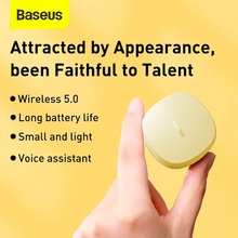 Гарнітура BASEUS Encok Wireless WM01 Yellow (NGTW240011)