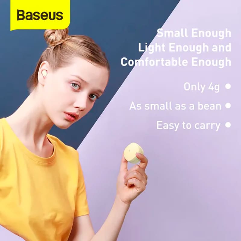 Замовити Гарнітура BASEUS Encok Wireless WM01 Yellow (NGTW240011)