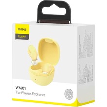 Гарнітура BASEUS Encok Wireless WM01 Yellow (NGTW240011)