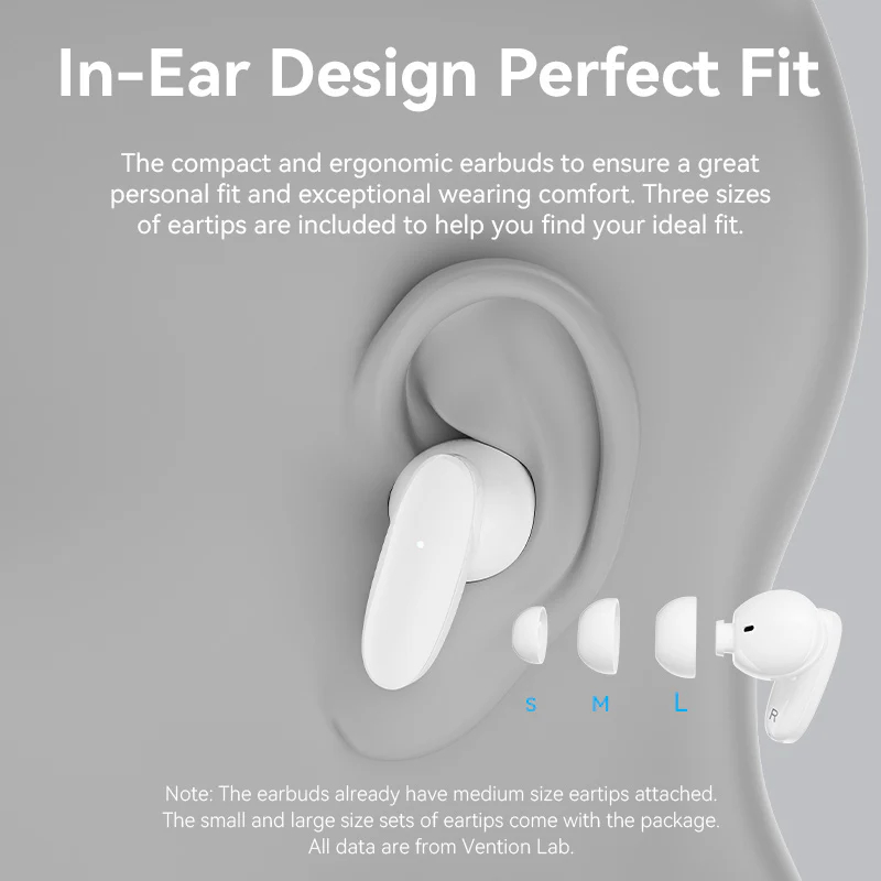 В Україні Гарнітура VENTION Elf Earbuds E01 White (NBFW0)