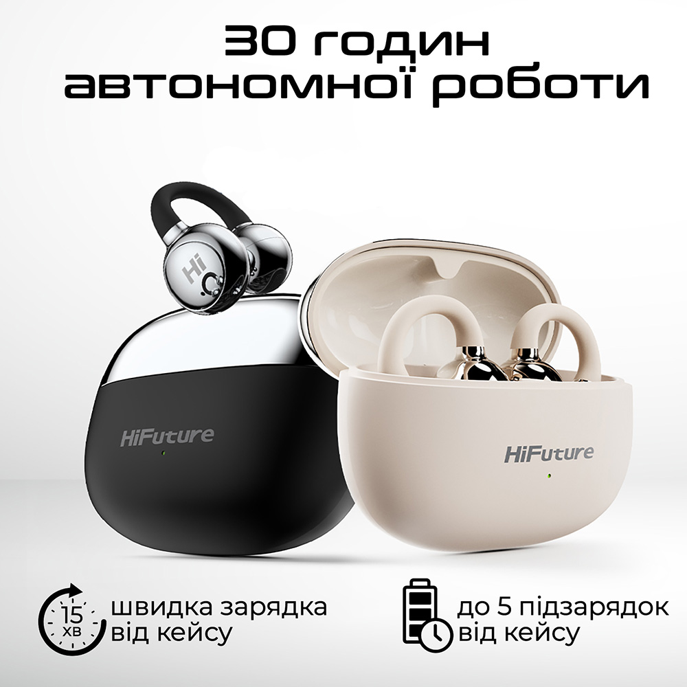 Фото Гарнитура HIFUTURE FlexClip Black