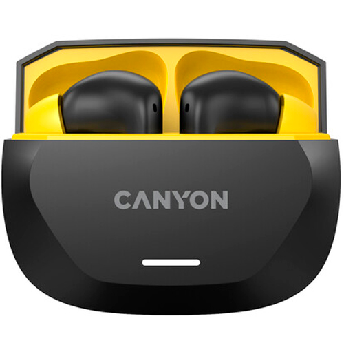 Гарнітура CANYON Hexagon 7 TWS ANC+ENC Wireless Charge Black Yellow (CNS-TWS7BY) Конструкція внутрішньоканальні (у вушний канал)