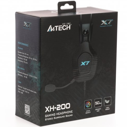 Зовнішній вигляд Гарнітура A4TECH XH-200 Black