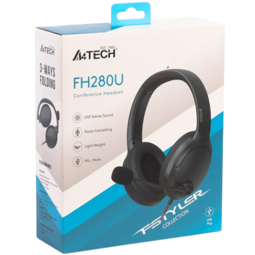 Огляд Гарнітура A4TECH FH280U Black