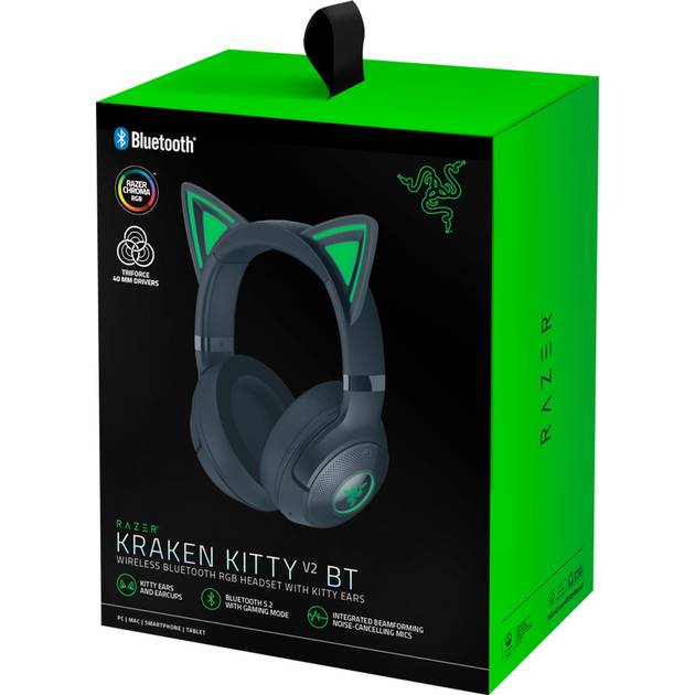 Фото Гарнітура RAZER Kraken Kitty V2 BT Black (RZ04-04860500-R3M1)