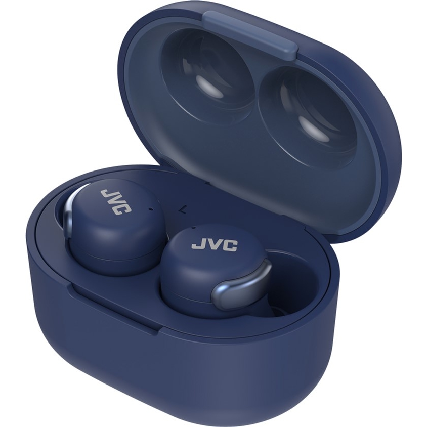 Гарнитура JVC HA-A30T Blue (HA-A30T-A-U) Дополнительно Режим низкой задержки для игр и фильмов; Touch&Talk; Одностороннее использование; Вес наушника: 4.2 г; Комплектация: наушники, зарядный кейс, USB кабель для зарядки, 3 пары сменных амбушюр (S,M,L), инструкция