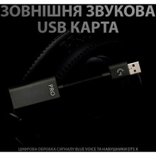 Гарнітура LOGITECH G PRO X Gaming Black (991-000358)