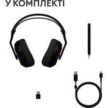Гарнітура LOGITECH G522 Lightspeed Black (981-001544)