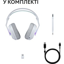 Гарнітура LOGITECH G522 Lightspeed White (981-001550)