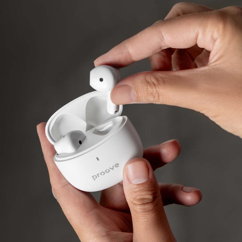 Гарнітура PROOVE Intro TWS White (TWYP53002202) Кріплення TWS (без дроту)