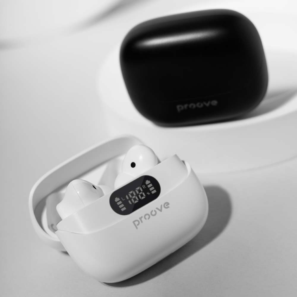 Гарнитура PROOVE Digital Pro TWS with ANC White (TWAP54002202) Крепление TWS (без провода)