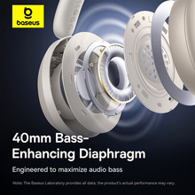 Гарнитура BASEUS Bass 35 Max Wireless Stellar White (A00070800221-00)