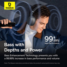 Гарнитура BASEUS Bass 35 Max Wireless Twilight Grey (A00070800821-00)