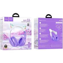 Гарнітура HOCO W42 Cat Purple Grape (6931474795854)