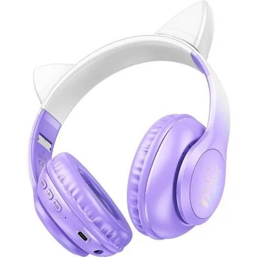 Гарнітура HOCO W42 Cat Purple Grape (6931474795854) Вид гарнітура