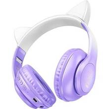 Гарнітура HOCO W42 Cat Purple Grape (6931474795854)