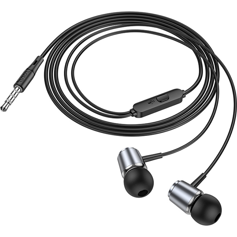 Гарнитура HOCO M108 Spring Metal Gray (6931474797575) Вид гарнитура