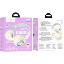 Гарнітура HOCO W50 Cute Fun Milky White (6942007619578)